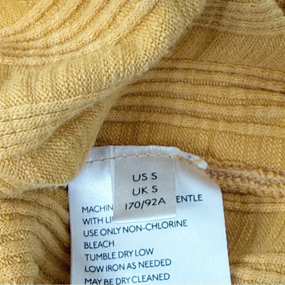 WE THE FREE PEOPLE Women’s Gold Combo BIG SUR Ribbed Tie Dye Long Slv Tee Size S